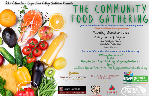 Community Food Gathering Flyer